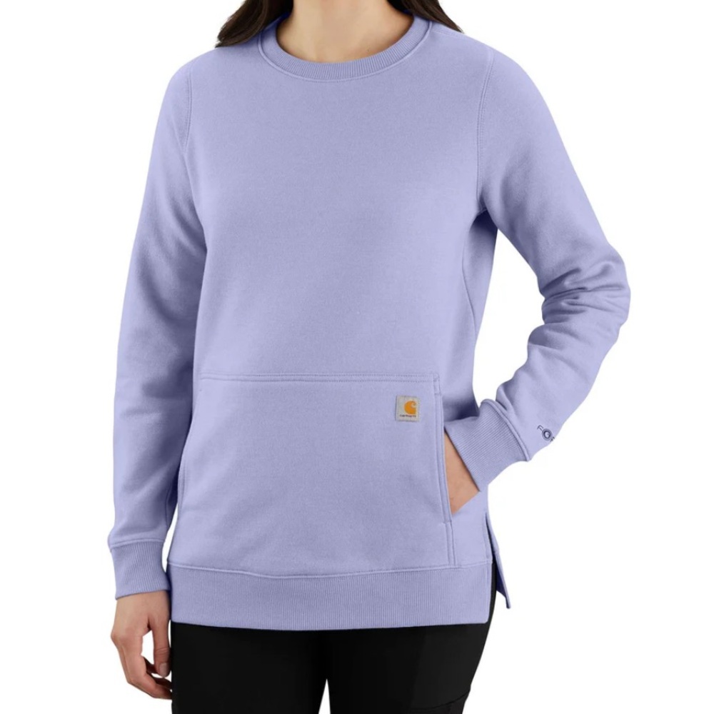 Purple Carhartt FORCE RELAXED FIT LIGHTWEIGHT SWEATSHIRT Small